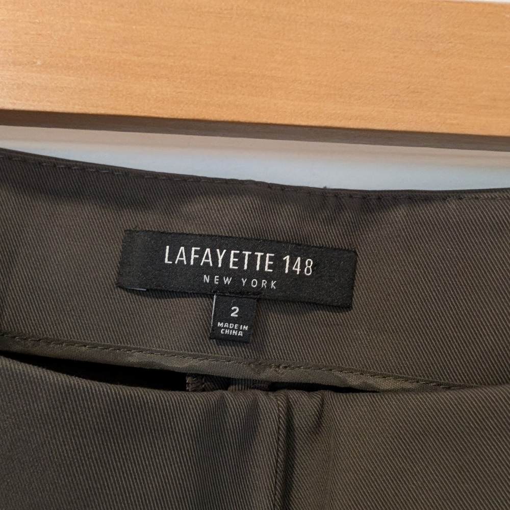 Lafayette 148/Slim Fit Trousers Sz 2 - Picture 4 of 6